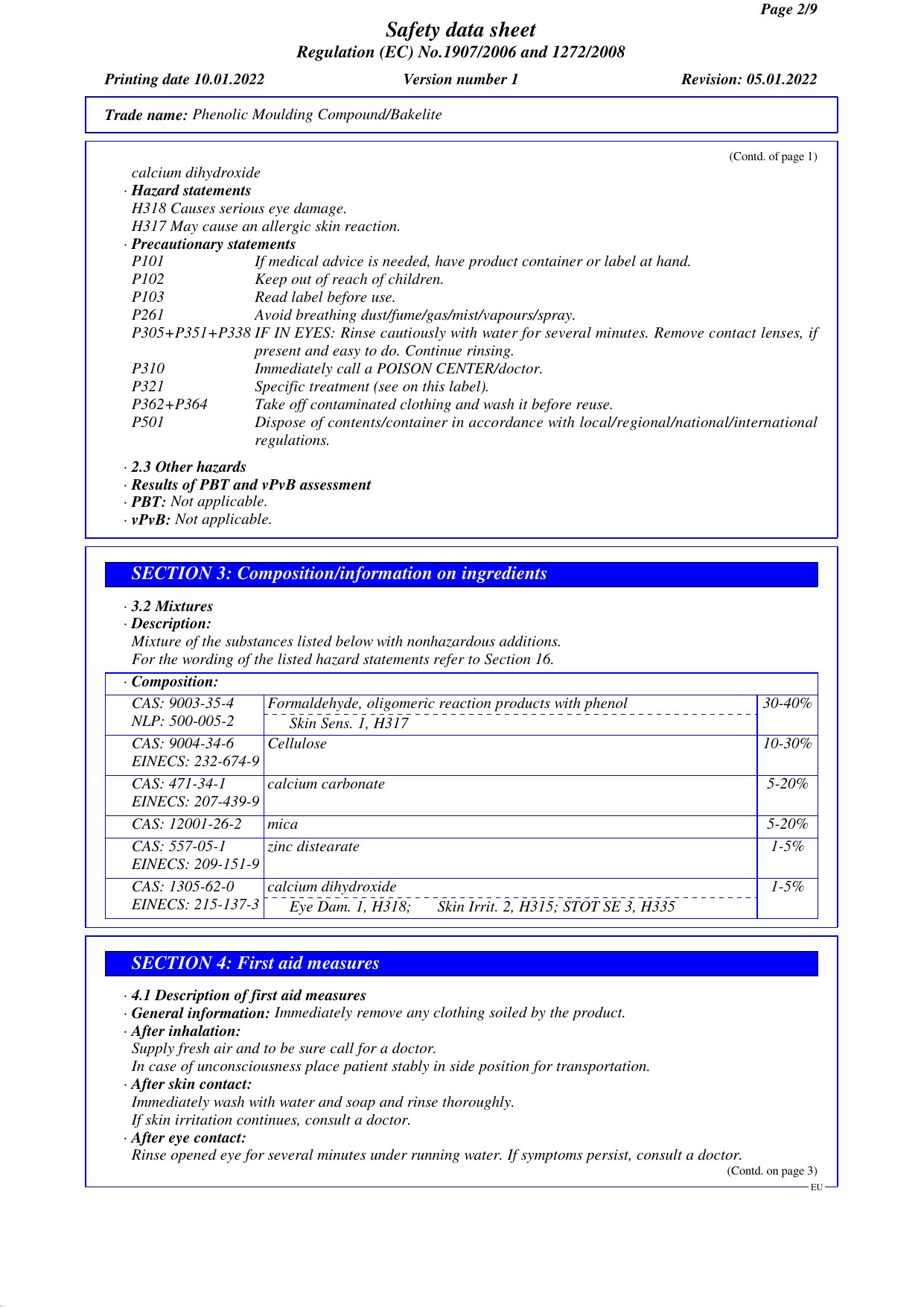 MSDS English Version (2022) report page 3 of 10