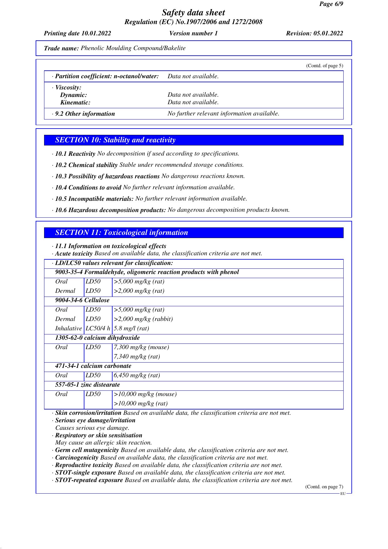 MSDS English Version (2022) report page 7 of 10